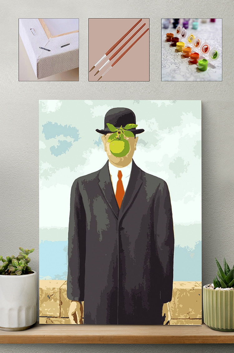 Sayılarla Boyama Seti – Rene Magritte – The Son Of Man